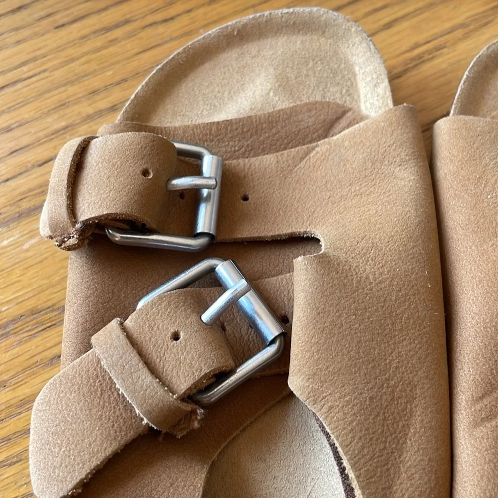 Zara Leather Baby Sandals Size 25